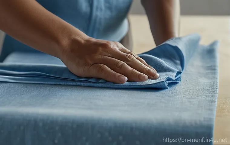 셔츠 다림질 팁 - **Prompt 1: The Art of Preparation for a Perfect Iron**
    "A clean, well-lit scene in a cozy home ...